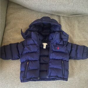Polo by Ralph Lauren Kids Puffer Jacket in Deep Blue